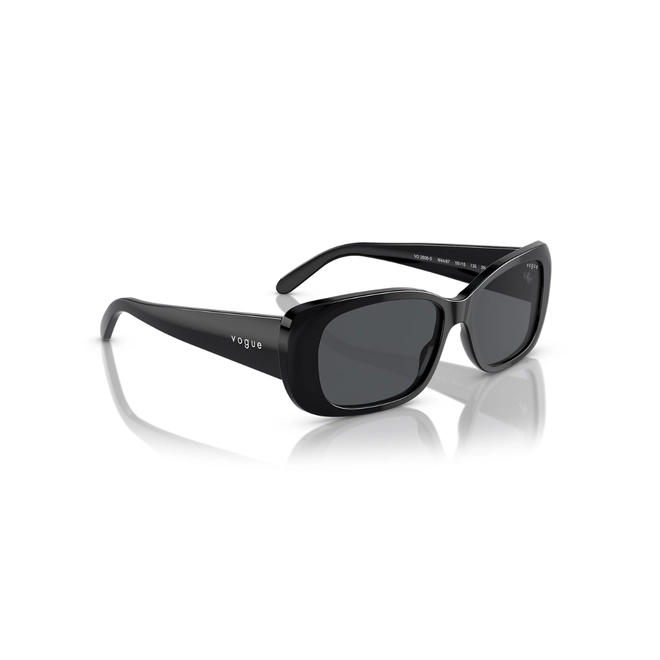 Óculos de Sol Vogue 0VO2606S W44/8752 Acetato Preto com lentes na cor Fumê 3