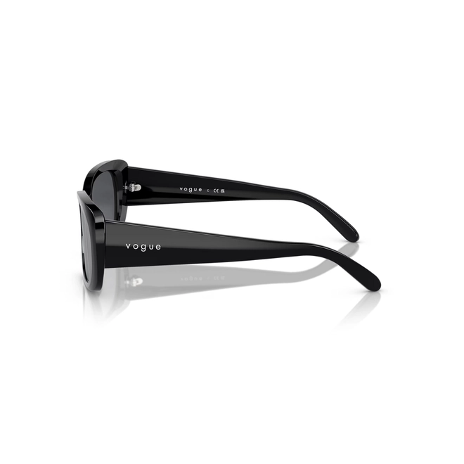 Óculos de Sol Vogue 0VO2606S W44/8752 Acetato Preto com lentes na cor Fumê 4
