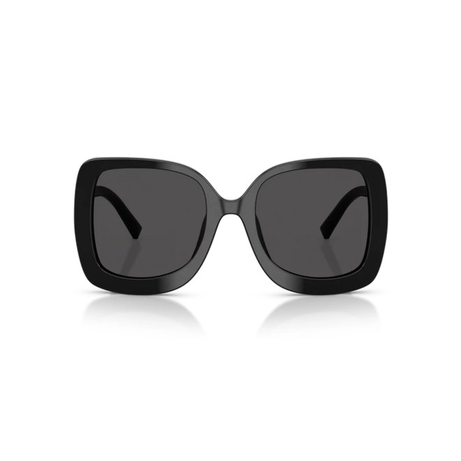 Óculos de Sol Dolce & Gabbana 0DG4513 501/8755 Acetato Preto com lentes na cor Fumê 2