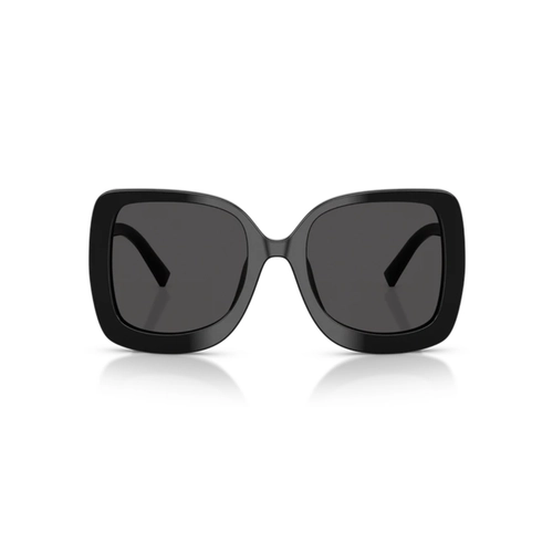 Óculos de Sol Dolce & Gabbana 0DG4513 501/8755 Acetato Preto com lentes na cor Fumê