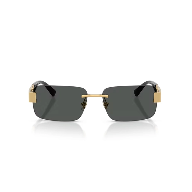 Óculos de Sol Versace 0VE2298 10028758 Metal Dourado com lentes na cor Cinza 2