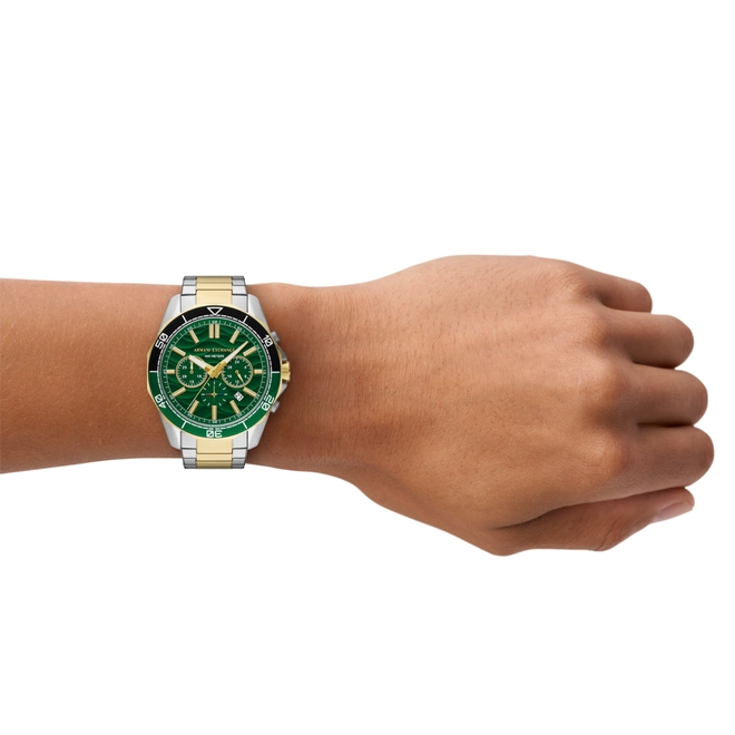 Relógio Armani Exchange A|X Spencer Cronógrafo - AX1966B1 E1SX Verde 2