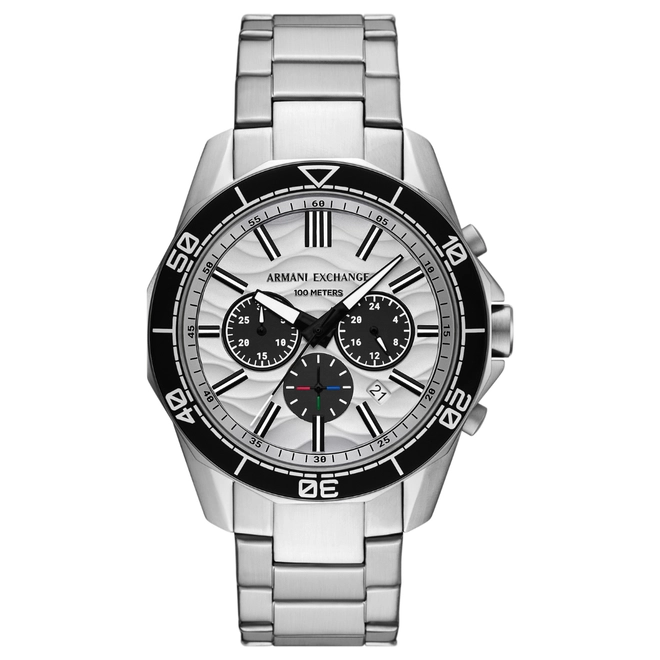 Relógio Armani Exchange A|X Spencer Cronógrafo - AX1969B1 S1SX Branco 1