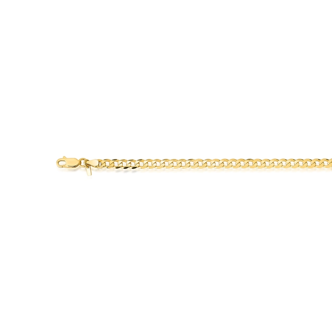 Corrente For me elo Groumet prata 925 dourada polida 60CM 4