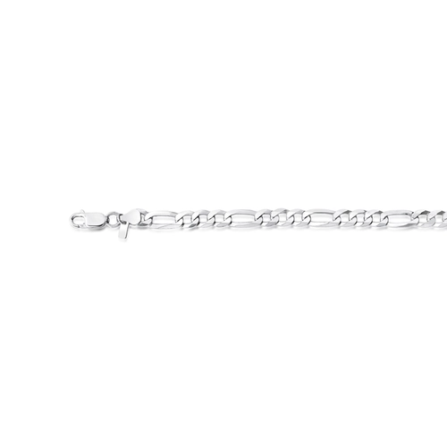 Corrente For me elo Groumet 3x1 prata 925 rodinada 60CM