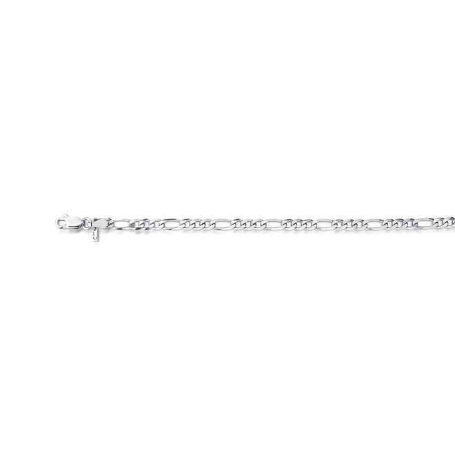 Corrente For me elo Groumet 3X1 prata 925 rodinada 70CM 4