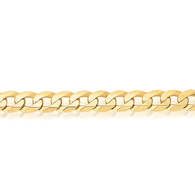 Pulseira For me elo Groumet prata 925 dourada com placa para gravação 20CM 2