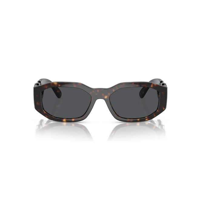 Óculos de Sol Versace 0VE4361 54238753 Acetato Marrom Mesclado com lentes na cor Fumê 2
