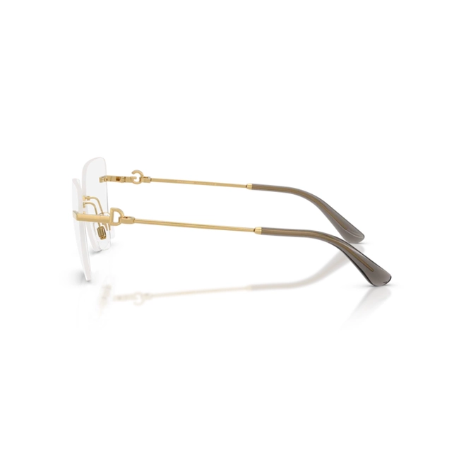 Óculos de Grau Dolce & Gabbana 0DG1363 02 56 Metal Dourado 3