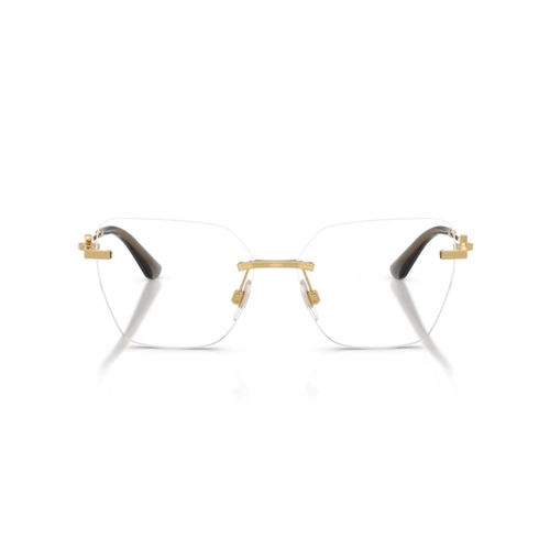 Óculos de Grau Dolce & Gabbana 0DG1363 02 56 Metal Dourado