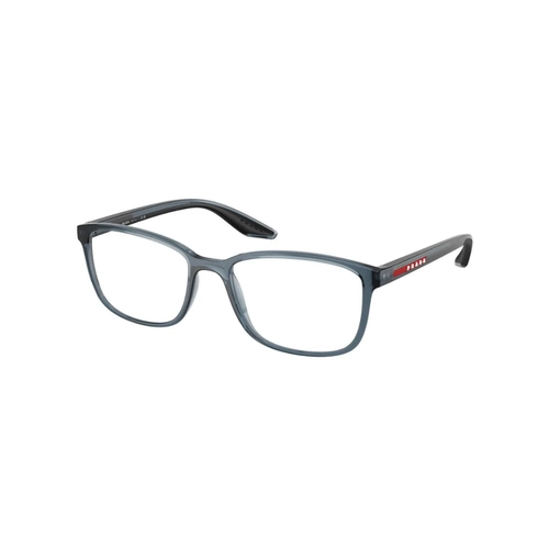 Óculos de Grau Prada Linea Rossa 0PS 07RV CZH1O155 Acetato Azul Transparente