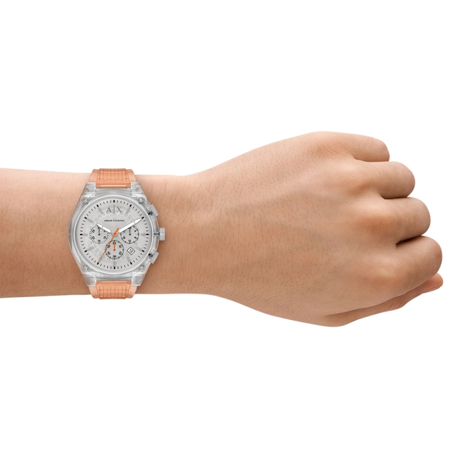 Relógio Armani Exchange A|X Cronógrafo - AX4164B1 G1OX Laranja 2