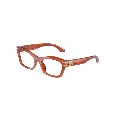 Óculos de Grau Dolce & Gabbana 0DG3420 3452 54 Acetato Marrom Mesclado