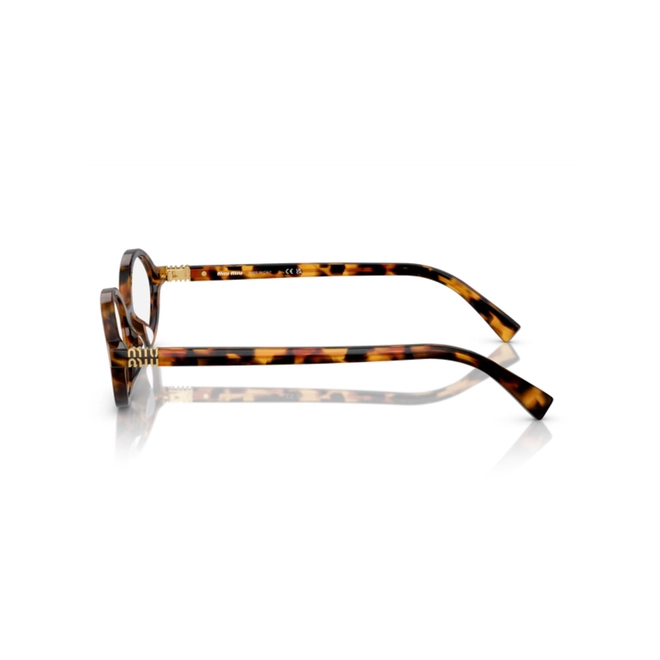 Óculos de Grau Miu Miu 0MU 01XV 19P1O150 Acetato Marrom Mesclado 3