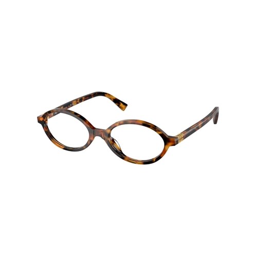 Óculos de Grau Miu Miu 0MU 01XV 19P1O150 Acetato Marrom Mesclado