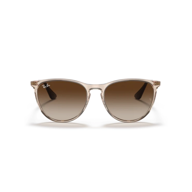 Óculos de Sol Ray-Ban Junior Erika Infantil 0RJ9060S 71081350 Acetato Marrom Transparente com lentes na cor Marrom Degradê 2