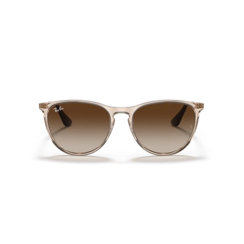 Óculos de Sol Ray-Ban Junior Erika Infantil 0RJ9060S 71081350 Acetato Marrom Transparente com lentes na cor Marrom Degradê