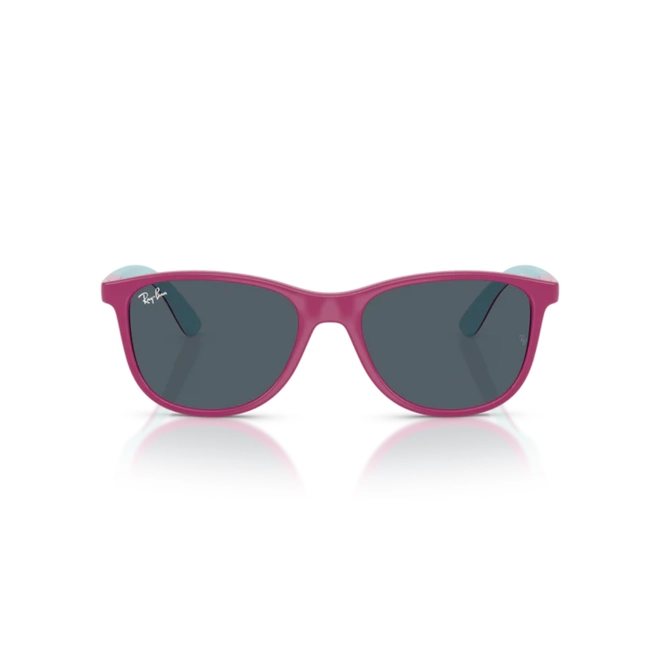 Óculos de Sol Ray-Ban Junior Disney Lilo & Stitch Infantil 0RJ9077S 71927149 Acetato Rosa e Azul com lentes na cor Verde Escuro 2