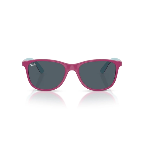 Óculos de Sol Ray-Ban Junior Disney Lilo & Stitch Infantil 0RJ9077S 71927149 Acetato Rosa e Azul com lentes na cor Verde Escuro