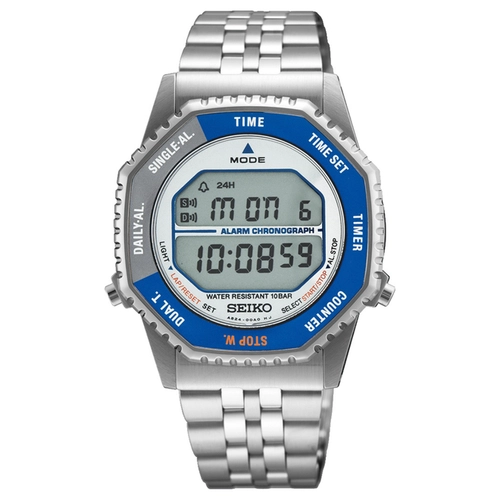 Relógio Seiko Digital Rotocall - SMGG21P1 Azul