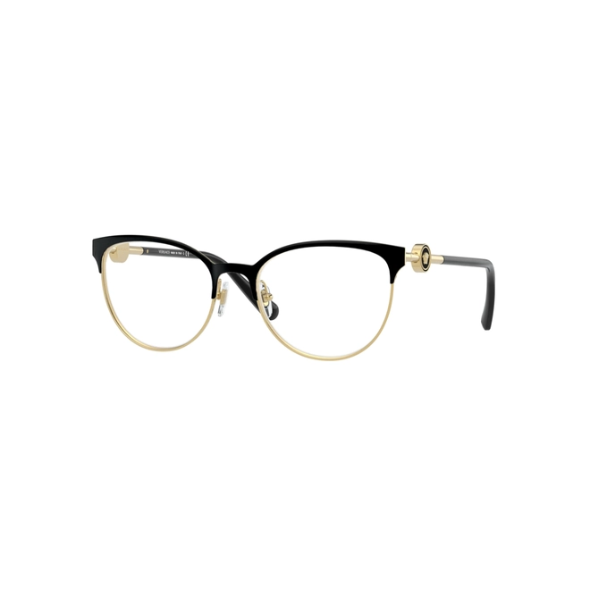 Óculos de Grau Versace 0VE1271 1433 54 Metal Preto e Dourado 1