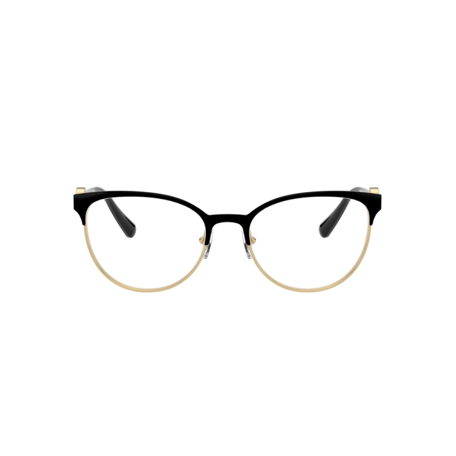 Óculos de Grau Versace 0VE1271 1433 54 Metal Preto e Dourado 2