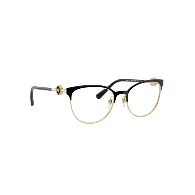 Óculos de Grau Versace 0VE1271 1433 54 Metal Preto e Dourado 3