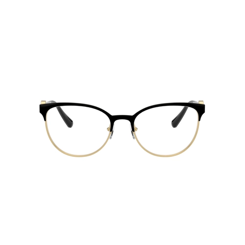 Óculos de Grau Versace 0VE1271 1433 54 Metal Preto e Dourado