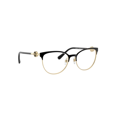 Óculos de Grau Versace 0VE1271 1433 54 Metal Preto e Dourado