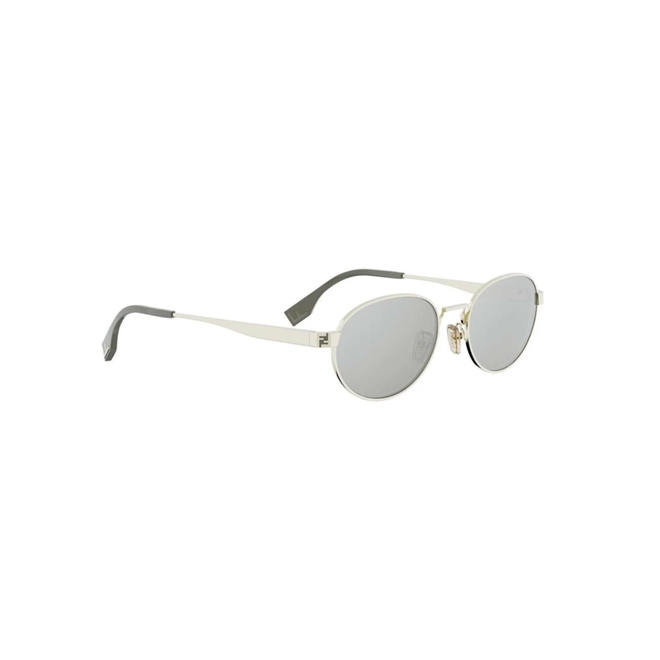 Óculos de Sol Fendi FE40180U_5532G Metal Dourado com lentes na cor Cinza 3