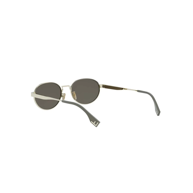 Óculos de Sol Fendi FE40180U_5532G Metal Dourado com lentes na cor Cinza 5