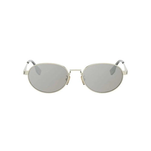 Óculos de Sol Fendi FE40180U_5532G Metal Dourado com lentes na cor Cinza