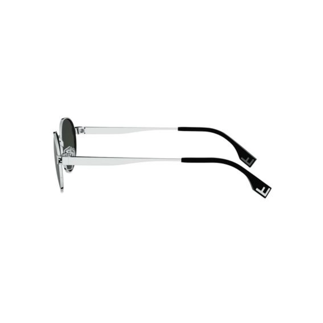 Óculos de Sol Fendi FE40180U_5516C Metal Prata com lentes na cor Cinza 4