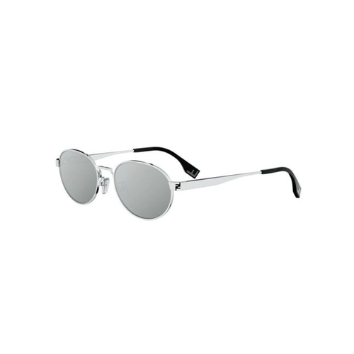 Óculos de Sol Fendi FE40180U_5516C Metal Prata com lentes na cor Cinza