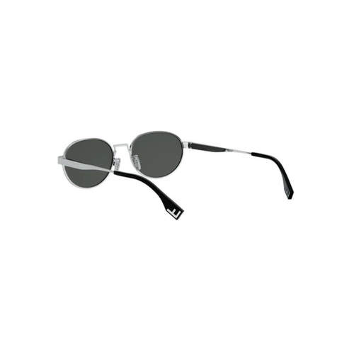 Óculos de Sol Fendi FE40180U_5516C Metal Prata com lentes na cor Cinza