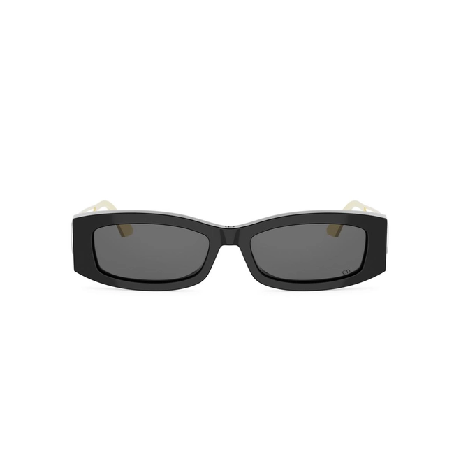 Óculos de Sol Christian Dior 30Montaigne S14I CD40221I_5401A Acetato Preto com lentes na cor Cinza 2