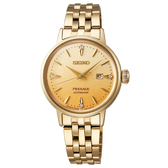 Relógio Seiko Presage Cocktail Time Feminino - SRE018J1 C1KX Dourado 1