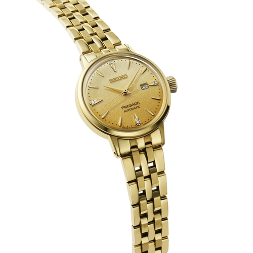 Relógio Seiko Presage Cocktail Time Feminino - SRE018J1 C1KX Dourado