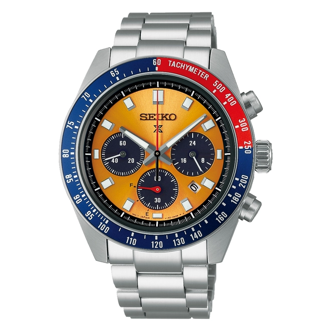 Relógio Seiko Prospex Speedtimer Pogue Solar - SSC947B1 O1SX Laranja 1