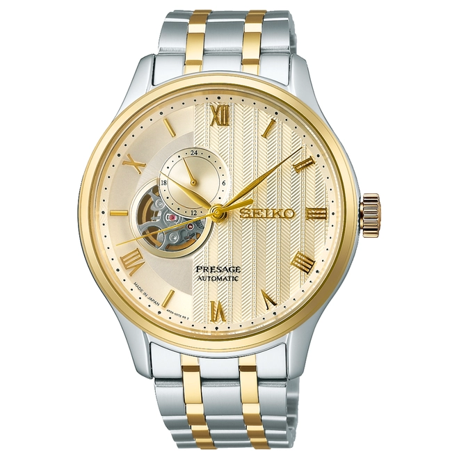 Relógio Seiko Presage Zen Garden Automático - SSA464J1 C3SK Dourado 1