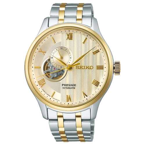Relógio Seiko Presage Zen Garden Automático - SSA464J1 C3SK Dourado