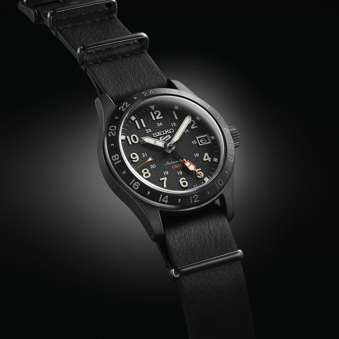 Relógio Seiko 5 Sports Field Series GMT - SSK025B1 P2PX Preto 2