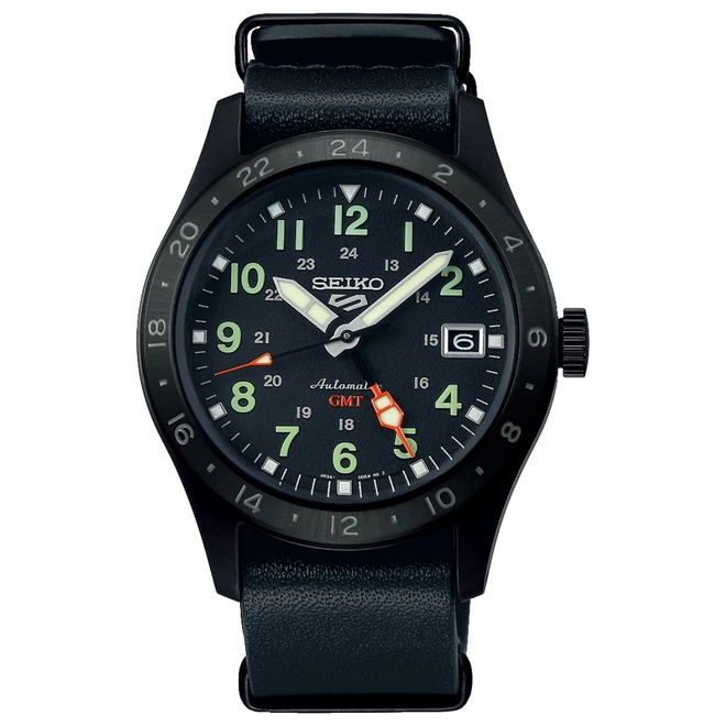 Relógio Seiko 5 Sports Field Series GMT - SSK025B1 P2PX Preto 1