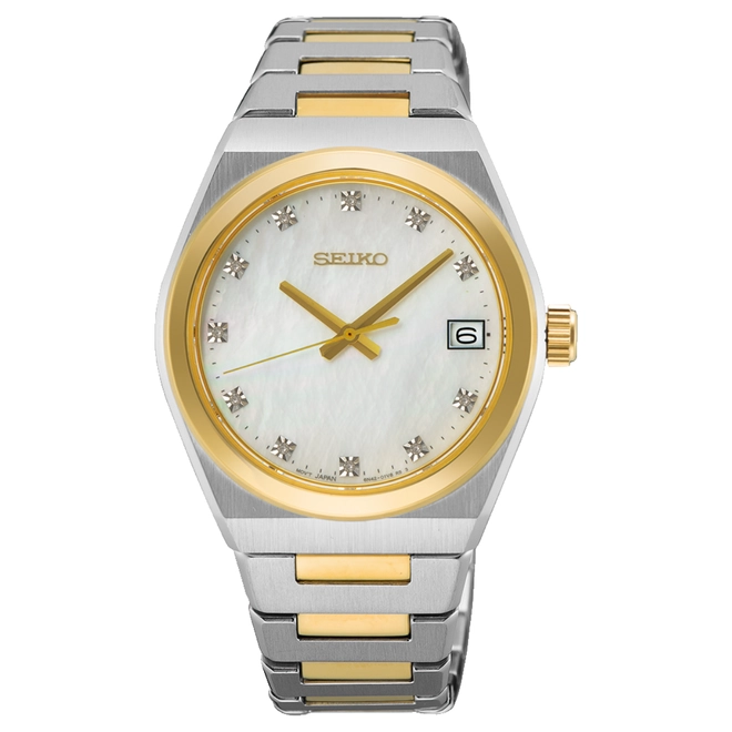 Relógio Seiko Diamond Feminino - SUR604P1 B1SK Dois tons 1