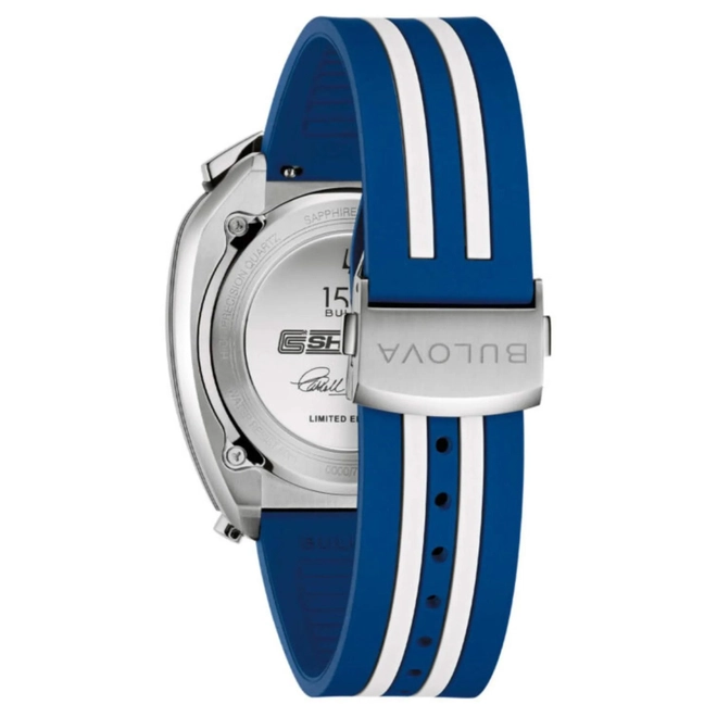 Relógio Bulova Shelby Racer Edição Limitada 150th - 98B452 Azul 6