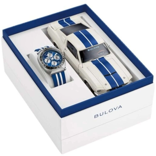 Relógio Bulova Shelby Racer Edição Limitada 150th - 98B452 Azul 3