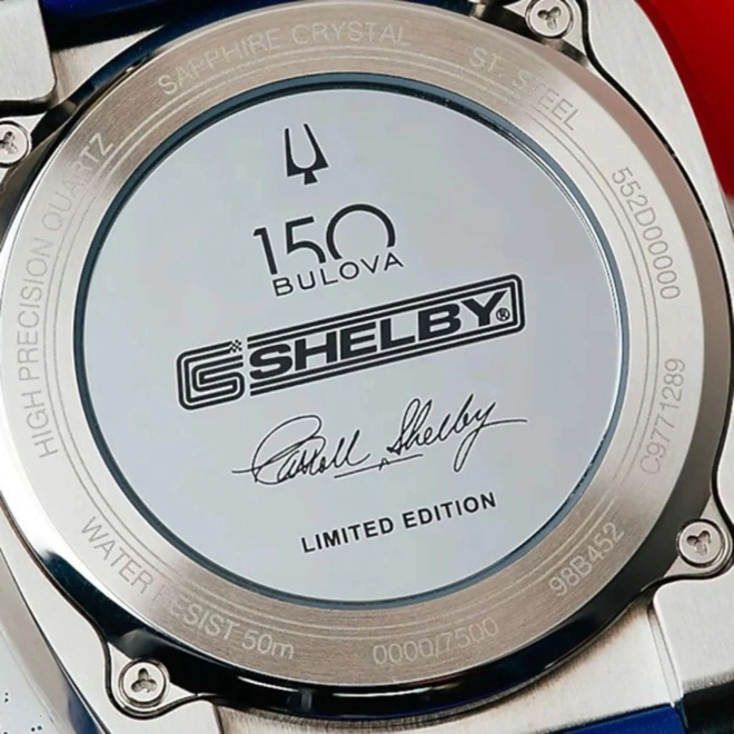 Relógio Bulova Shelby Racer Edição Limitada 150th - 98B452 Azul 4