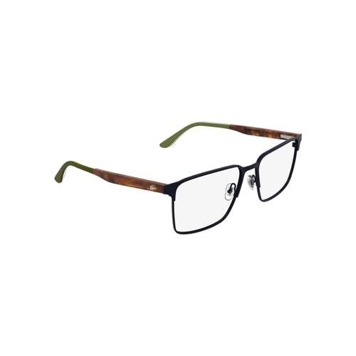 Óculos de Grau Lacoste L2314 424 55 Metal Azul e Marrom Mesclado