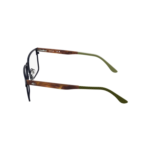 Óculos de Grau Lacoste L2314 424 55 Metal Azul e Marrom Mesclado