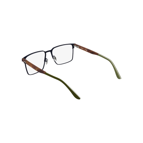 Óculos de Grau Lacoste L2314 424 55 Metal Azul e Marrom Mesclado